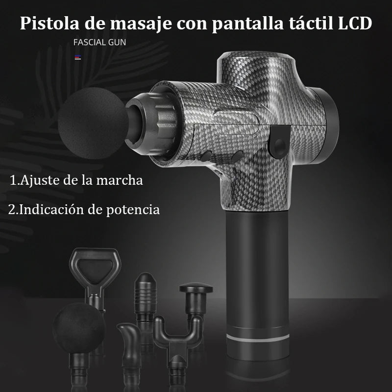 Pistola de Masaje de Percusión Profesional - Kinesia Pro