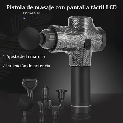 Pistola de Masaje de Percusión Profesional - Kinesia Pro