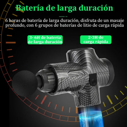 Pistola de Masaje de Percusión Profesional - Kinesia Pro