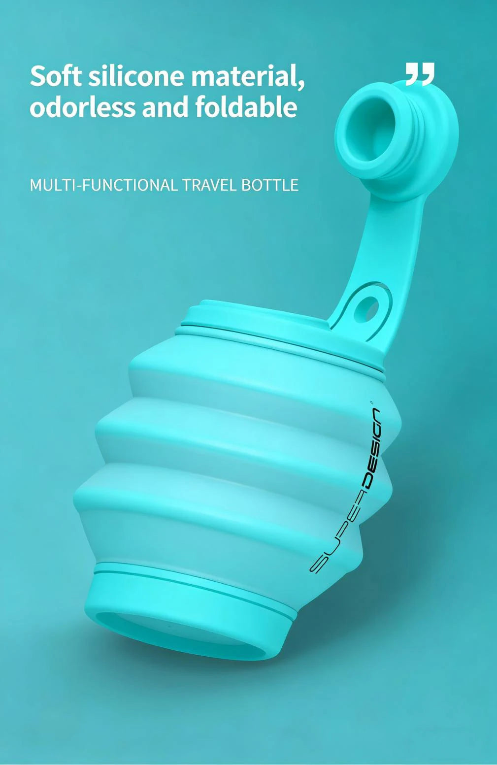 Botella de Agua Portatil para Perros - Bebedero Plegable Antigoteo con Filtro