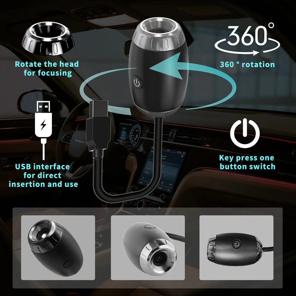 USB proyector galaxia luz nocturna luz de ambiente para coche, luces LED de estrellas para dormitorio, lámpara decorativa para fiestas, hogar y gaming, Saturno