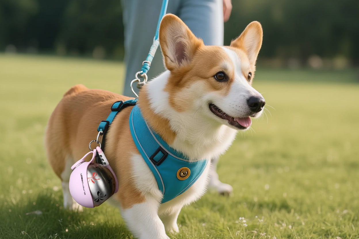 Botella de Agua Portatil para Perros - Bebedero Plegable Antigoteo con Filtro