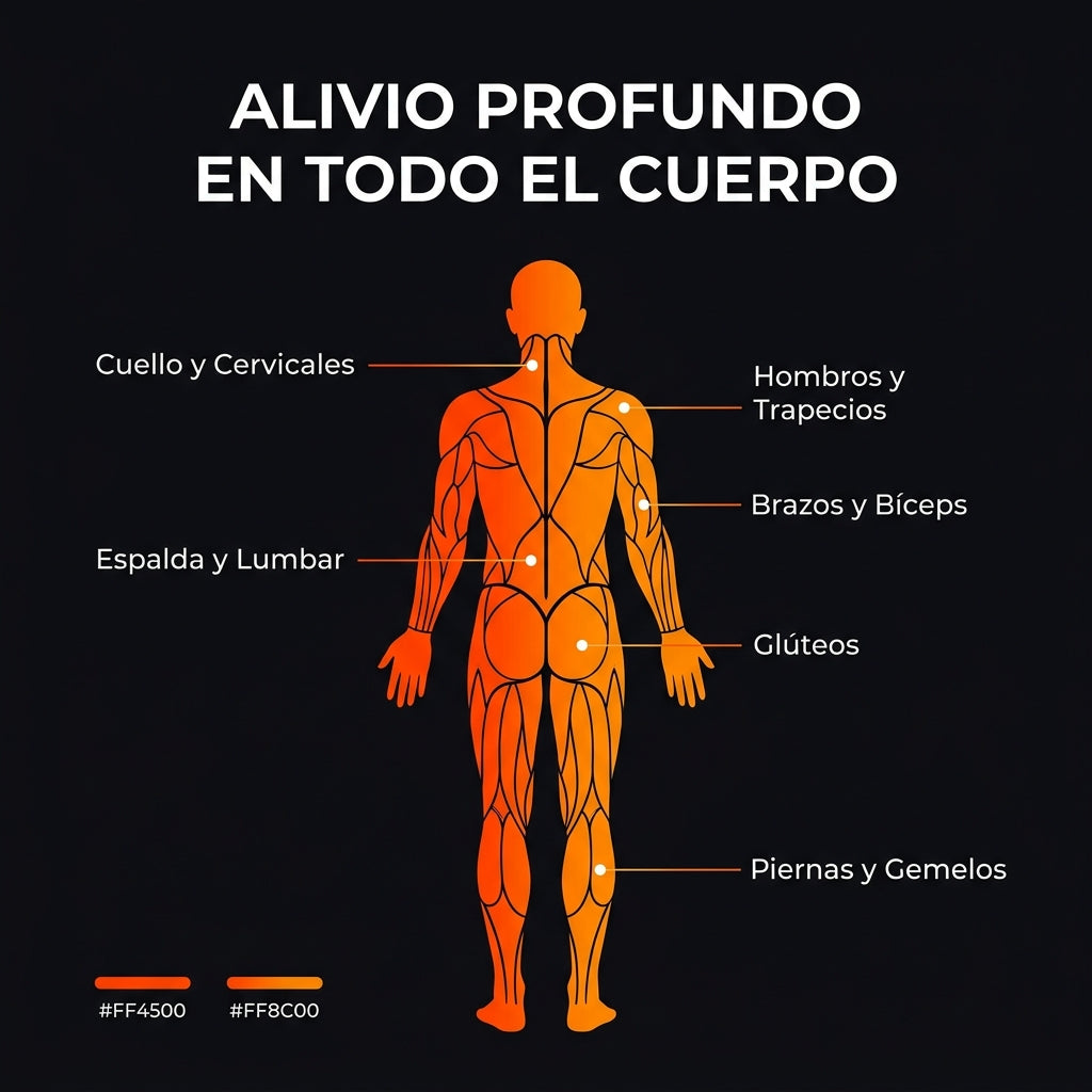 Zonas de masaje Kinesia Pro